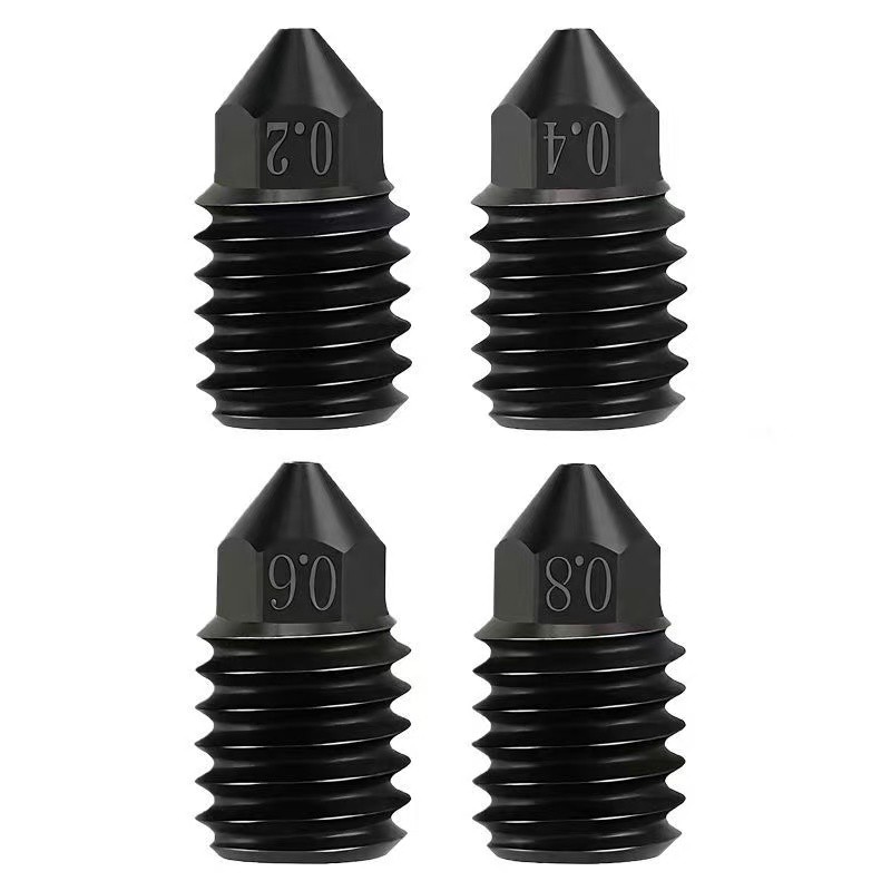 Hardened steel nozzle